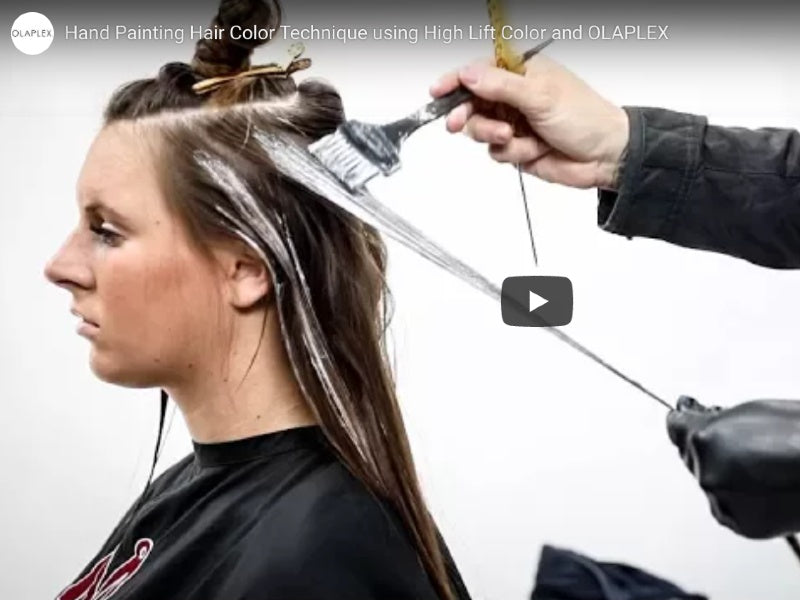 How To: Hand Painting with High Lift Color with Olaplex